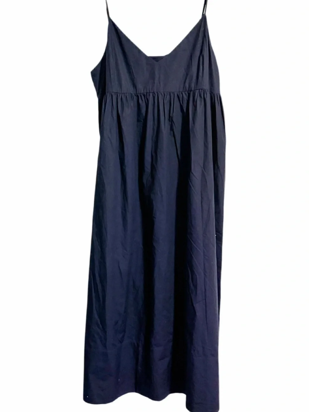 Jenni Kayne Navy Blue Lined Maxi Dress The Cove, 100% cotton and rayon-XXL - Picture 8 of 16